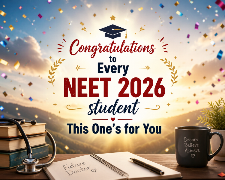Congratulations to Every NEET 2026 student — This One's for You